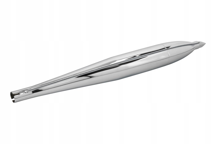 SILENCIEUX ÉCHAPPEMENT CHROME COUDE WSK 125 DWURAMOWKA