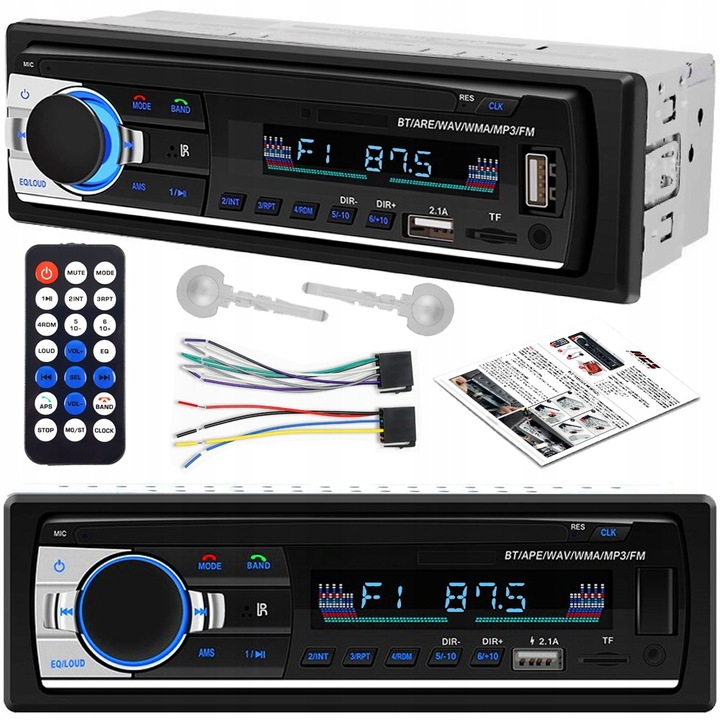 RADIO DE AUTOMÓVIL 1DIN AUDI 80 1972-1996 