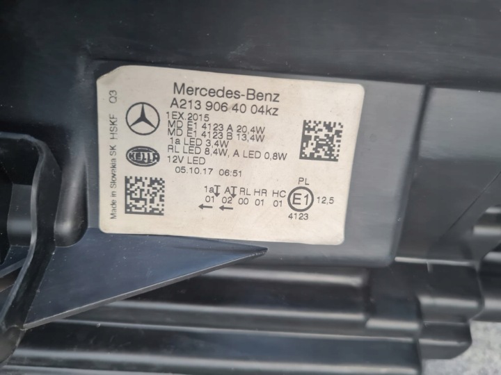 MERCEDES E CLASSE W213 213 PHARES COMPLET LED PERFORMANCE 2139063904 2139064004