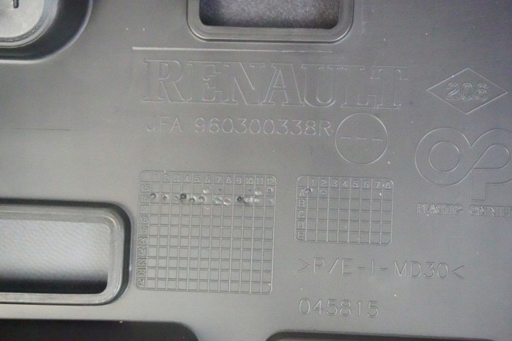 SCENIC IV 4 NEUF SPOILER SPOILER REVÊTEMENT COUVERCLES DE COFFRE COUVERCLES DE COFFRE CLIPS ORIGINAL