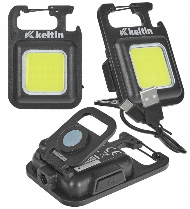 K02004 LAMPE DE POCHE MINI – KIESZONKOWA AVEC MAGNESEM LED COB 6W 500MAH 300LM IPX4