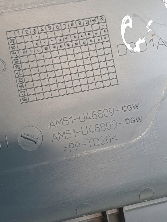 COLLECTEUR COUVERCLES DE COFFRE GAUCHE GARNITURE OE AM51U46809 FORD GRAND C-MAX