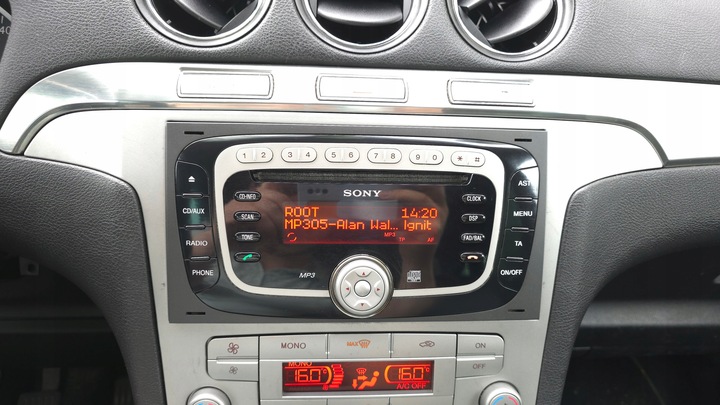 FORD C-MAX MK1 FL RESTYLING KUGA S-MAX RADIO SONY SISTEMA DE SONIDO PREMIUM SOUND CÓDIGO 