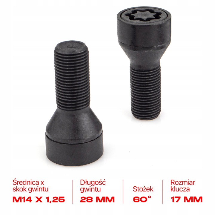 TORNILLOS ZABEZPIECZAJACE BMW 5 SERIES (F10, F11, F07, F90, G30, G31) 