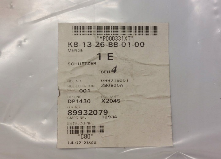 YP000331XT MOULURE INFÉRIEURE PORTES ARRIÈRE GAUCHES OPEL GRANDLAND X