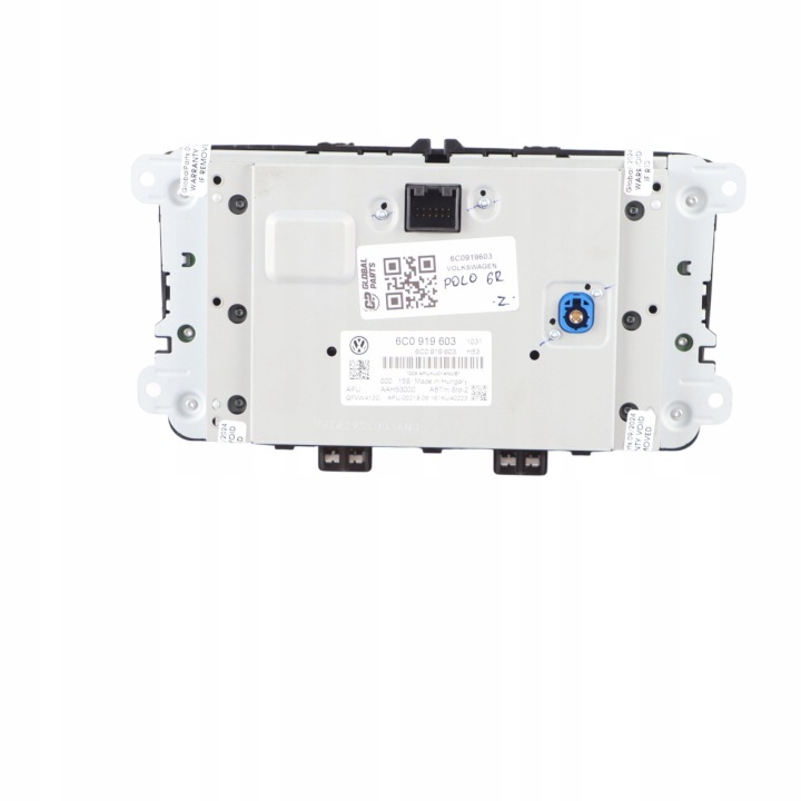 VOLKSWAGEN POLO 6R MONITEUR RADIO MULTIMEDIALNE NAVIGATION 6C0919603