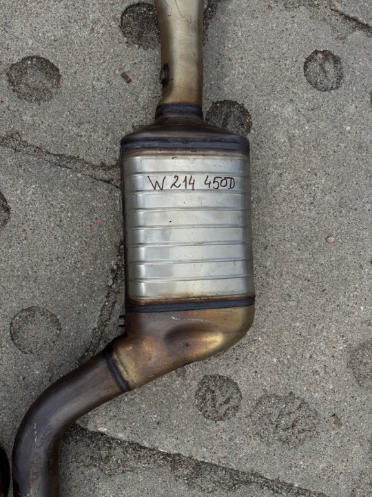 PARFAIT ÉCHAPPEMENT SILENCIEUX JEU MERCEDES W214 450D 1