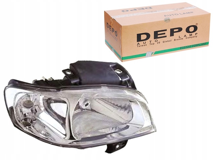 PROJECTEUR IBIZA/COR 99- /P/H4/EL PROJECTEUR 445-1111R-LD-EM ABAKUS