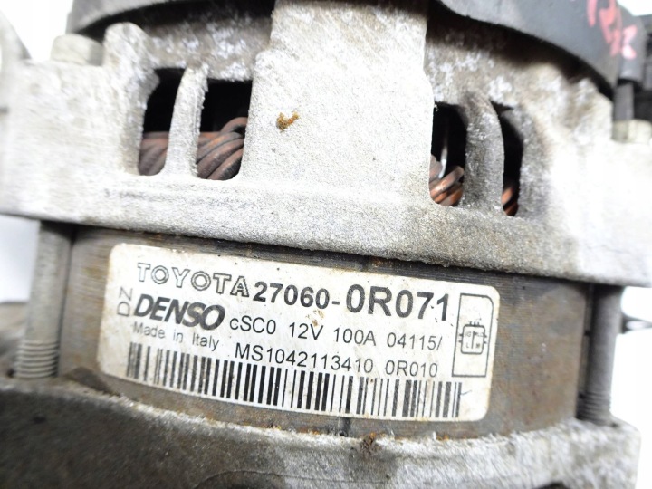ALTERNATEUR TOYOTA AVENSIS T27 LIFT AURIS VERSO 2.0 D4D 126 KM
