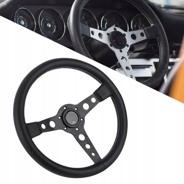 UNIVERSAL STEERING WHEEL CARBON MOMO PROTOTIPO 