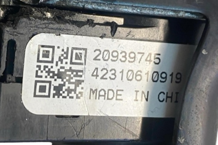 CONTACTEUR D'ALLUMAGE OPEL ZAFIRA TOURER C (P12) 7812A284074 1.4L GASOLINE 103KW 2013
