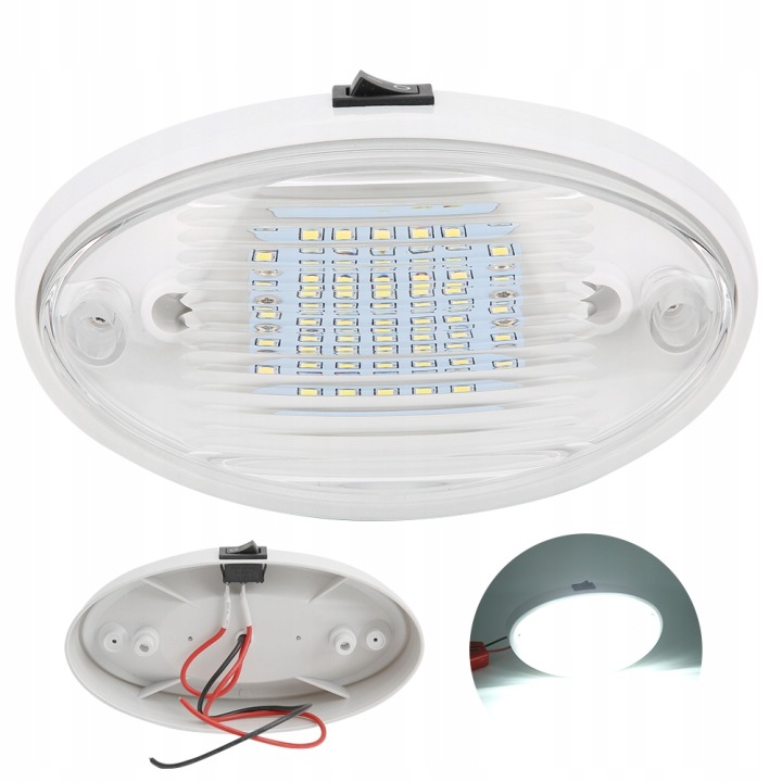 PHARE SUFITOWA LED 12 V 400 LM PHARE INTÉRIEURE À HAUTE JASNOSCI 0K