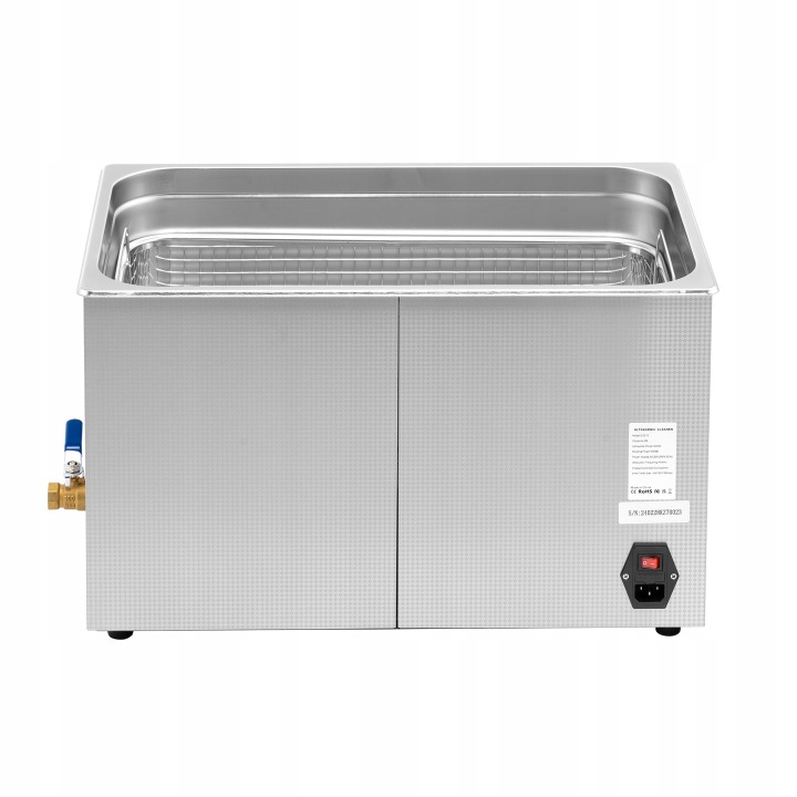 NUMÉRIQUE MACHINE À LAVER BAIGNOIRE ULTRADZWIEKOWA AVEC ACIER INOXYDABLE 30L 600W CORBEILLE