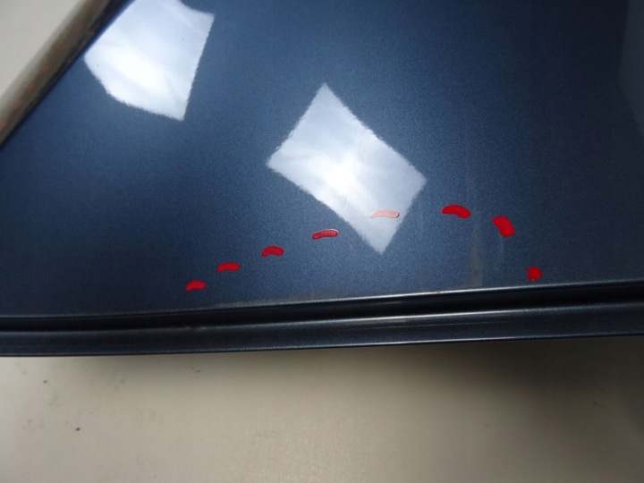 MAZDA 3 HAYON PORTES DROIT ARRIÈRE ARRIÈRE CODE VERNIS 42B VITRE ANNÉE 2014 2013-2016