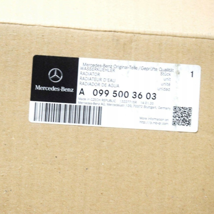 RADIATEUR AQUATIQUE MERCEDES-BENZ AVEC 400 AVEC 500 AVEC 560 W217 W222 ORIGINAL