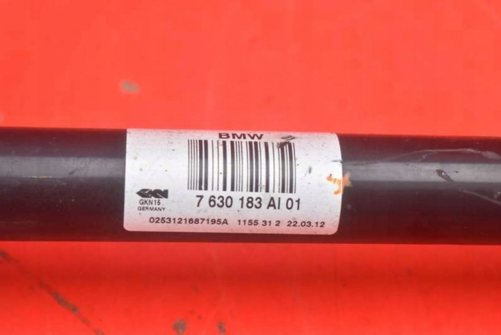 DEMI-ARBRE GAUCHE ARRIÈRE AUTOMATE 7630183 BMW F10 F11 2.0 TWINPOWER TURBO 184 KM 09-13