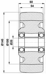 140X54/60-20 RUEDA JUNGHEINRICH 50432647 STELLANA 