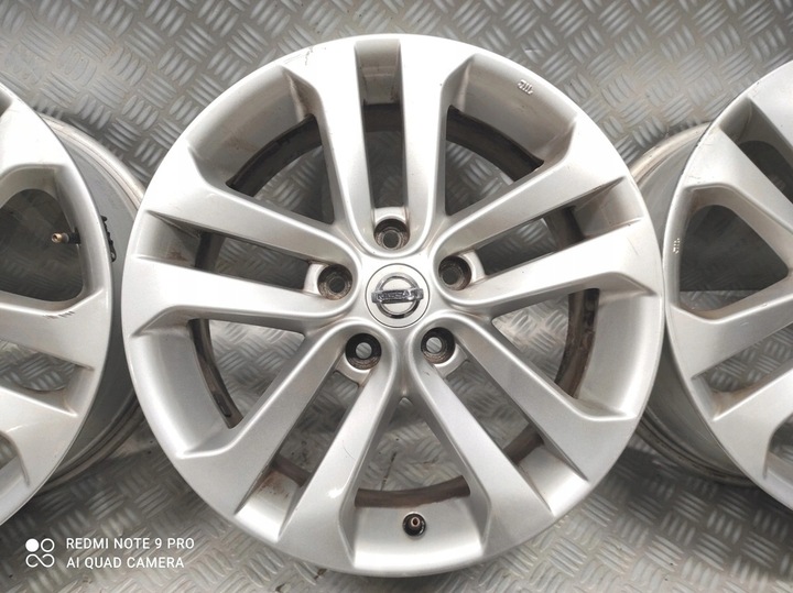 LLANTAS DE ALUMINIO 17'' 5X114.3 ET47 17X7J NISSAN QASHQAI J10 JUKE F15 PULSAR 