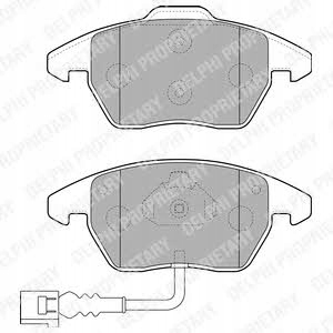 ZAPATAS DE FRENADO PARTE DELANTERA 1.9TDI LP1837 DELPHI 