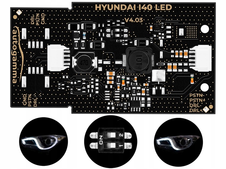 UNIDAD DE CONTROL MÓDULO DIODO LUMINOSO LED DRL HYUNDAI I40 REPARACIÓN FAROS POLOWY CALOSC UNIVERSAL 