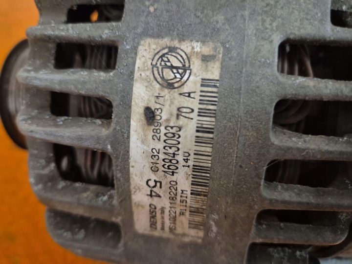 FIAT PANDA II 03-11 HAYON 1.1B 54KM ALTERNATEUR 46843093 187A1000