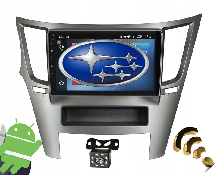 RADIO NAVEGACIÓN GPS SUBARU OUTBACK 2010-14 ANDROID 