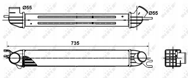 NRF 30303-NRF INTERCOOLER 