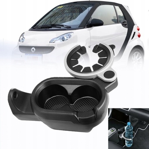 SOPORTE AL BEBIDAS VASOS PARA BENZ-SMART FORTWO 451 