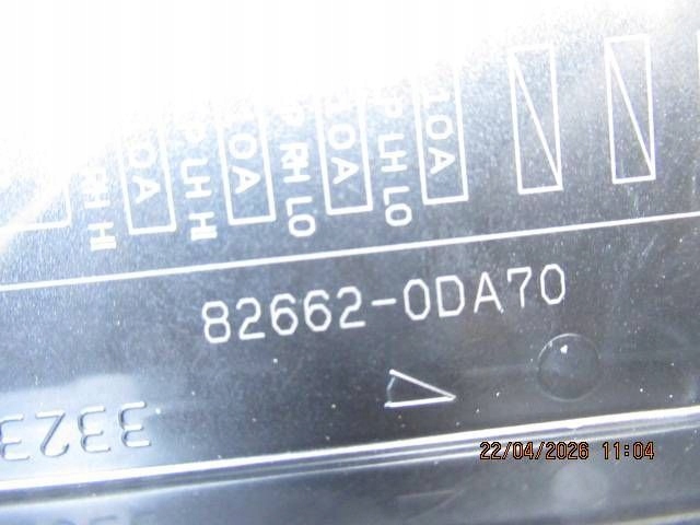 FUSIBLE TOYOTA YARIS 826620DA70