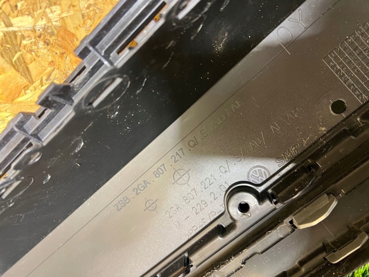 PARE-CHOCS AVANT AVANT VW T-ROC 2GA LIFT ORIGINAL