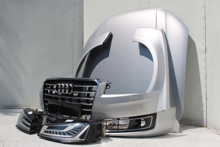 AUDI A8 4H LIFT AVANT MATRIX CAPOT AILES PARE-CHOCS PANNEAU AVANT PHARES WZMOC