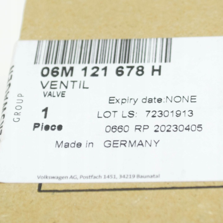 THERMOSTAT LIQUIDE REFROIDISSEMENT MOTEUR AUDI A4 B9 06M121678H 2016