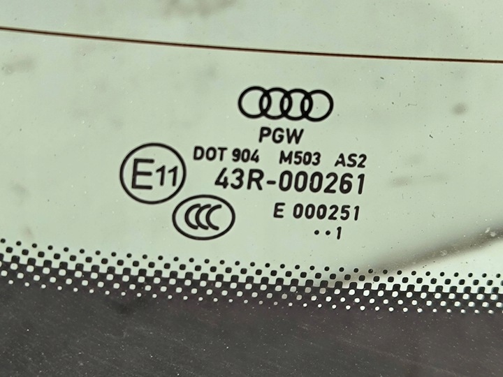 AUDI A6 S6 C7 4G 2012 VITRE ARRIÈRE