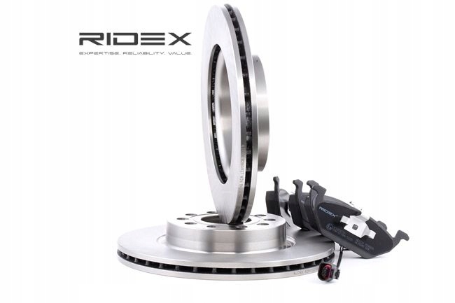 RIDEX KIT VERS FREINS FREINS DISQUE AVANT VERS VW POLO (9N) POLO (6N2)