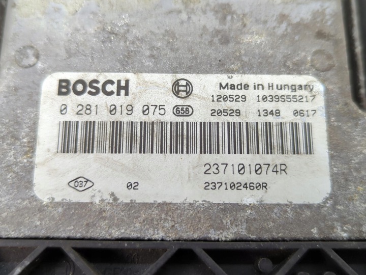 CONTRÔLEUR MOTEUR RENAULT SCENIC 3 RESTYLAGE 2012 0281019075