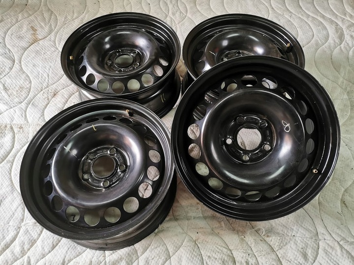 4 PIEZAS LLANTAS ACERO 7JX16 AUDI A4 B8 5X112 ET39 NUEVO ALCAR 