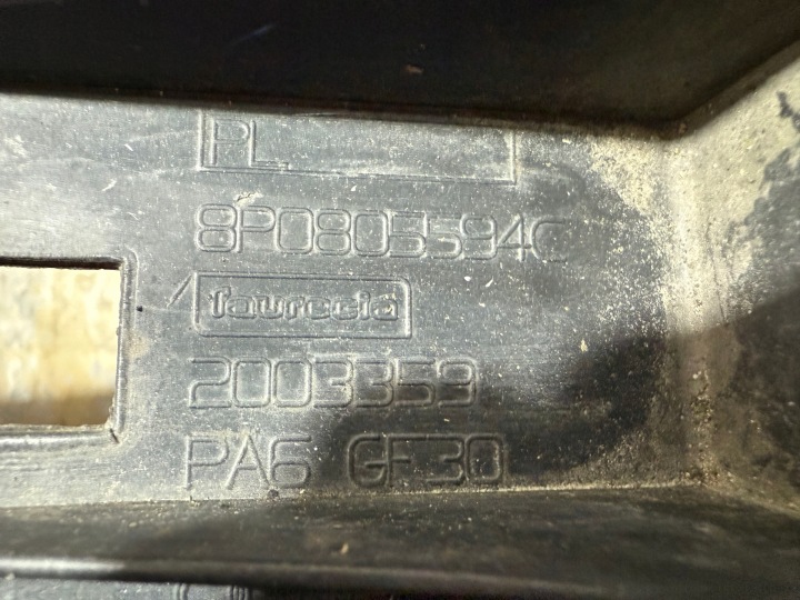 AUDI A3 8P 8P0 LIFT 08-13 RENFORCEMENT AVANT PANNEAU AVANT ENTIER 8P0805594C