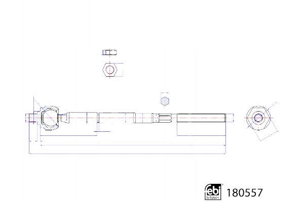 FEBI BILSTEIN BARRA KIEROWNICZY IZQUIERDA/DERECHA CHRYSLER 200 DODGE AVENGER 