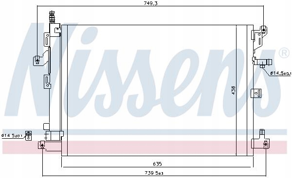 RADIATEUR CLIMATISATION VOLVO XC90 02- NR VIN DE 254614 NIS