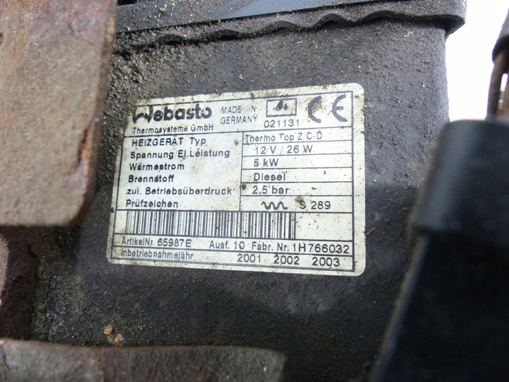 WEBASTO CITROEN XSARA PICASSO 99-04 2.0 HDI