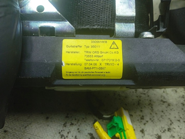 CEINTURES DE SÉCURITÉ 33055165B 33055166B FIAT BRAVO