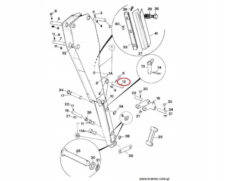 8/5000 PERNA ACCIONAMIENTO LYZKI PARA JCB 811/50367 