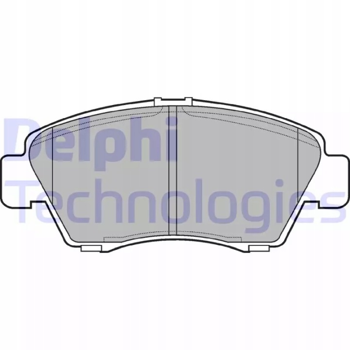 PLAQUETTES FREIN DELPHI HONDA CRX III 92-98 LP809
