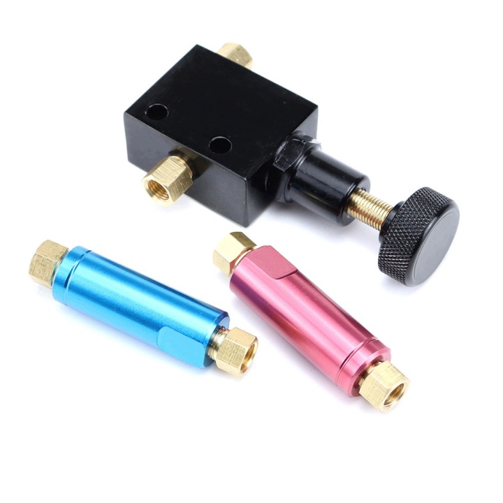 2 PCS SOUPAPES PRESSION RESZTKOWEGO VERS AUTOMOBILES ALUMINIUM MOSIADZ PROPORCJONALNE FREIN