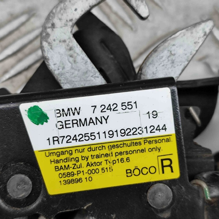SERRURE CAPOTS BMW 2 ACTIVE TOURER (F45) 7242551 27035008 1.5L 165KW 2019