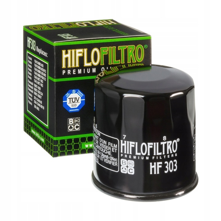 FILTRO ACEITES HIFLO HF303 HONDA KAWASAKI YAMAHA 