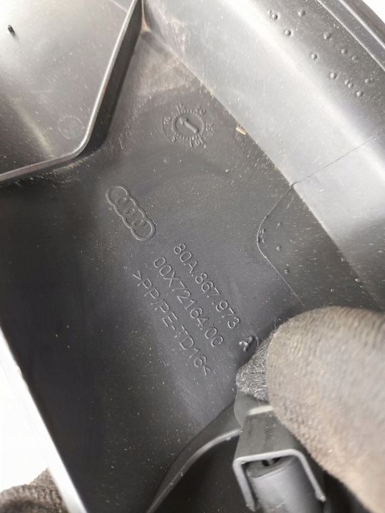 AUDI Q5 SQ5 80A867973A AVEC ARRIÈRE GARNITURE COUVERCLES DE COFFRE ARRIÈRE COUVERCLES DE COFFRE