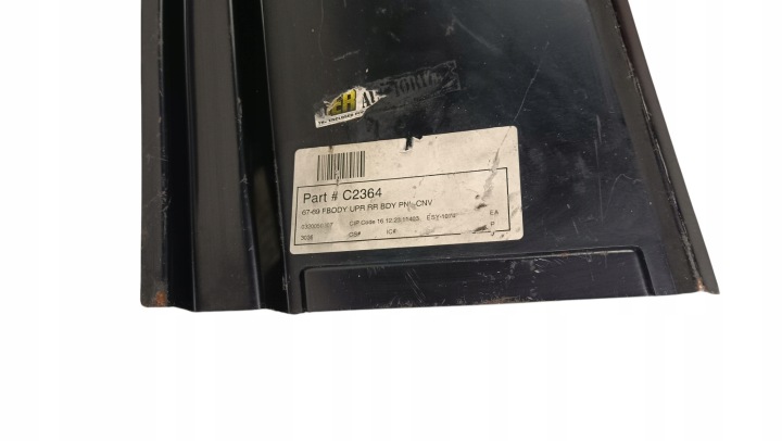 ARRIÈRE SUPÉRIEUR PANNEAU BRODERIE CARROSSERIES CHEVROLET CAMARO 67-69R. C2364 CHP-197