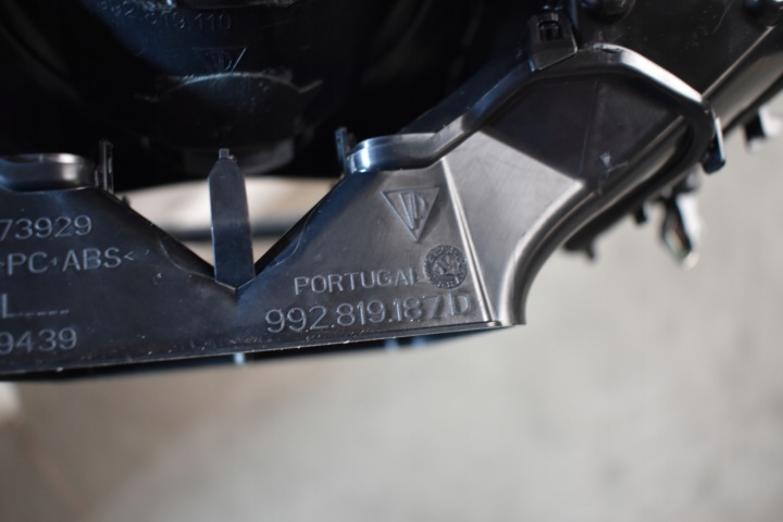 PARFAIT BUTÉE CUIR NAPPA PORSCHE 992 992-2 1