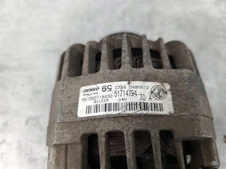 ALTERNATEUR FIAT GRANDE PUNTO 51714794 MS1022118430 1.4 MPI